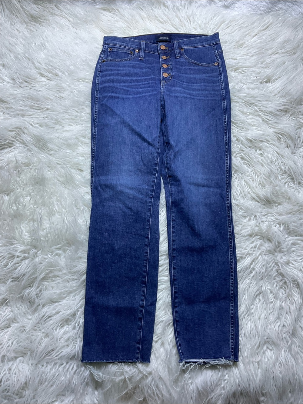 J Crew Vintage Straight Eco Jean With Button Fly
